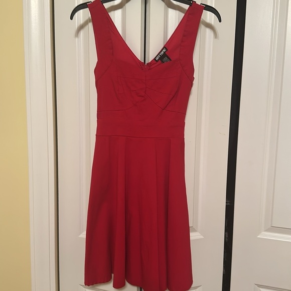 Hot Topic Red Sleeveless Mini Dress - Picture 2 of 7